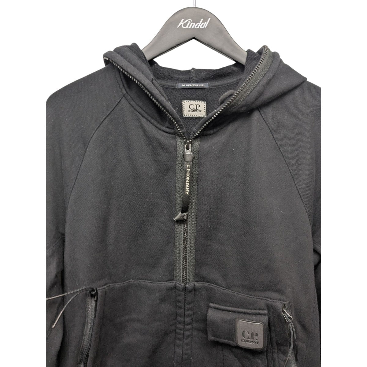 C．P COMPANY Zip-Up Hooded SweatshirtZIP UPパーカー11CMSS175A 古着・中古-3枚目のアイテム画像