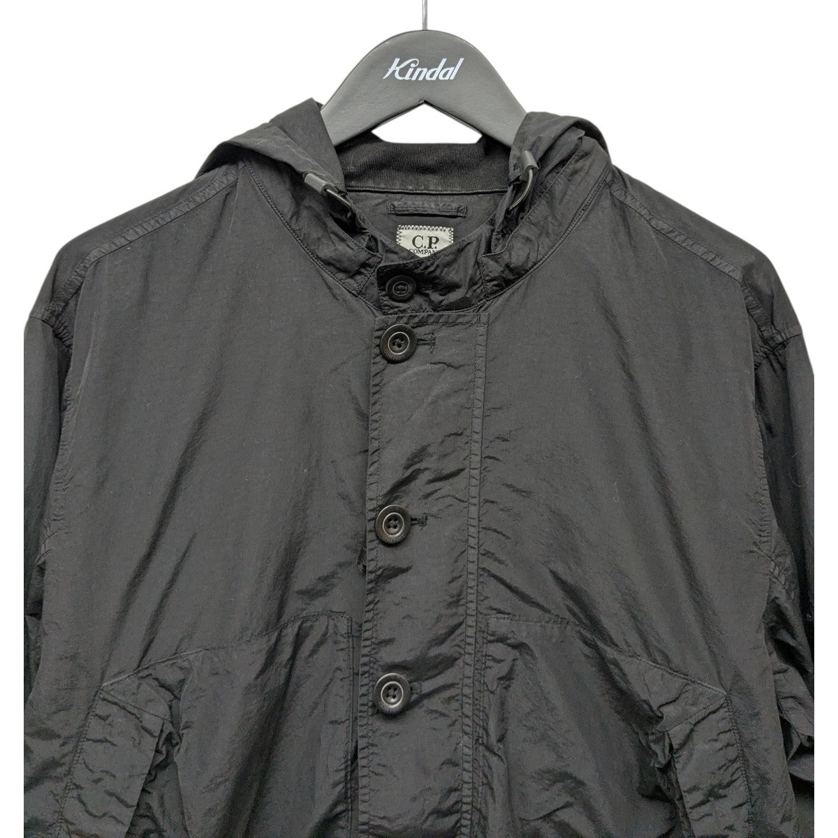C．P COMPANY 「FLATT NYLON GOGGLE OVERSHIRT」ナイロンゴーグルシャツ 古着・中古-3枚目のアイテム画像