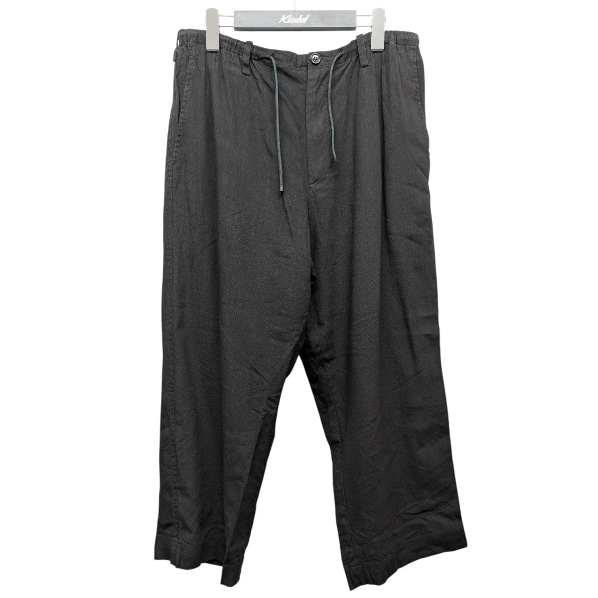 DRIES VAN NOTEN(ドリスヴァンノッテン) リネンワイドパンツ ブラック