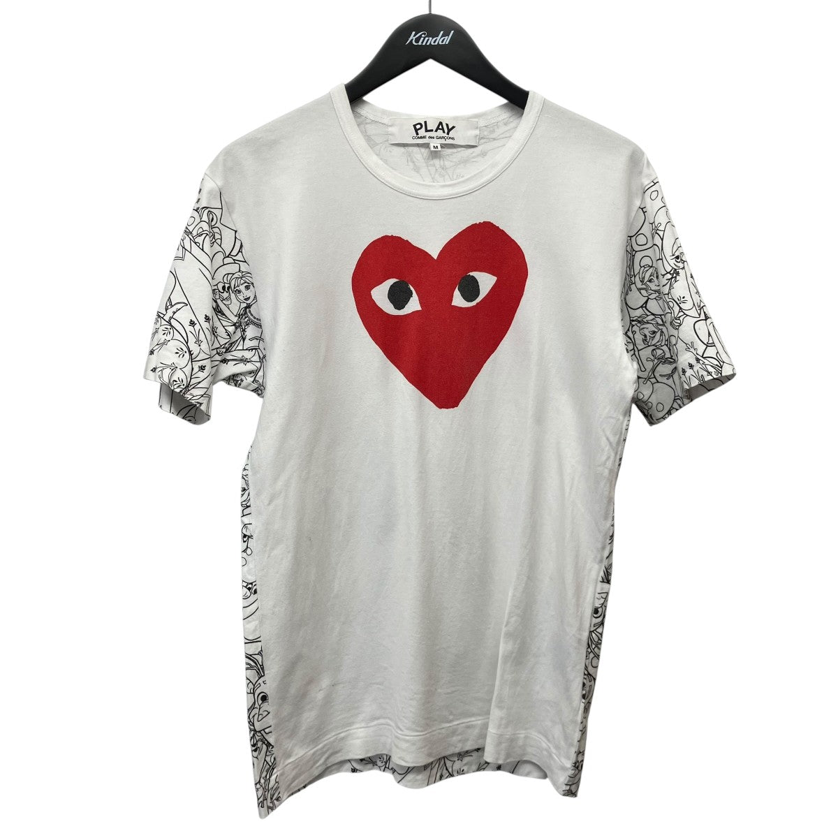 PLAY COMME des GARCONS×Disney AD2014プリント加工TシャツAN-T002 古着・中古-1枚目のアイテム画像