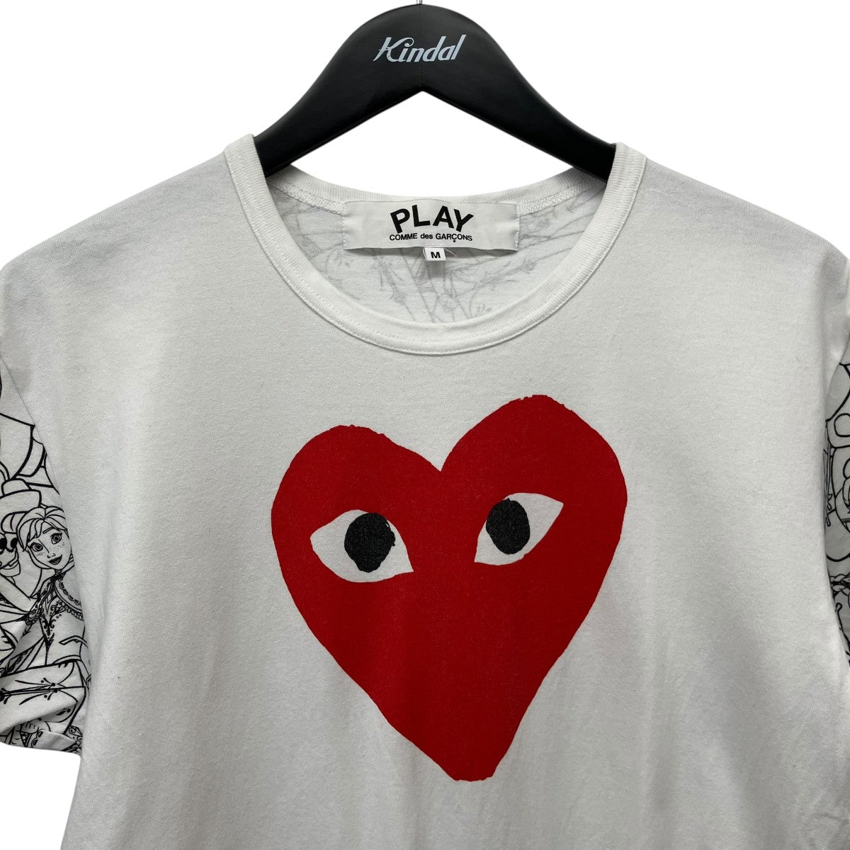 COMME des GARCONS　インナープリント PLAY COMME des GARCONS×Disney AD2014プリント加工TシャツAN-T002 AN