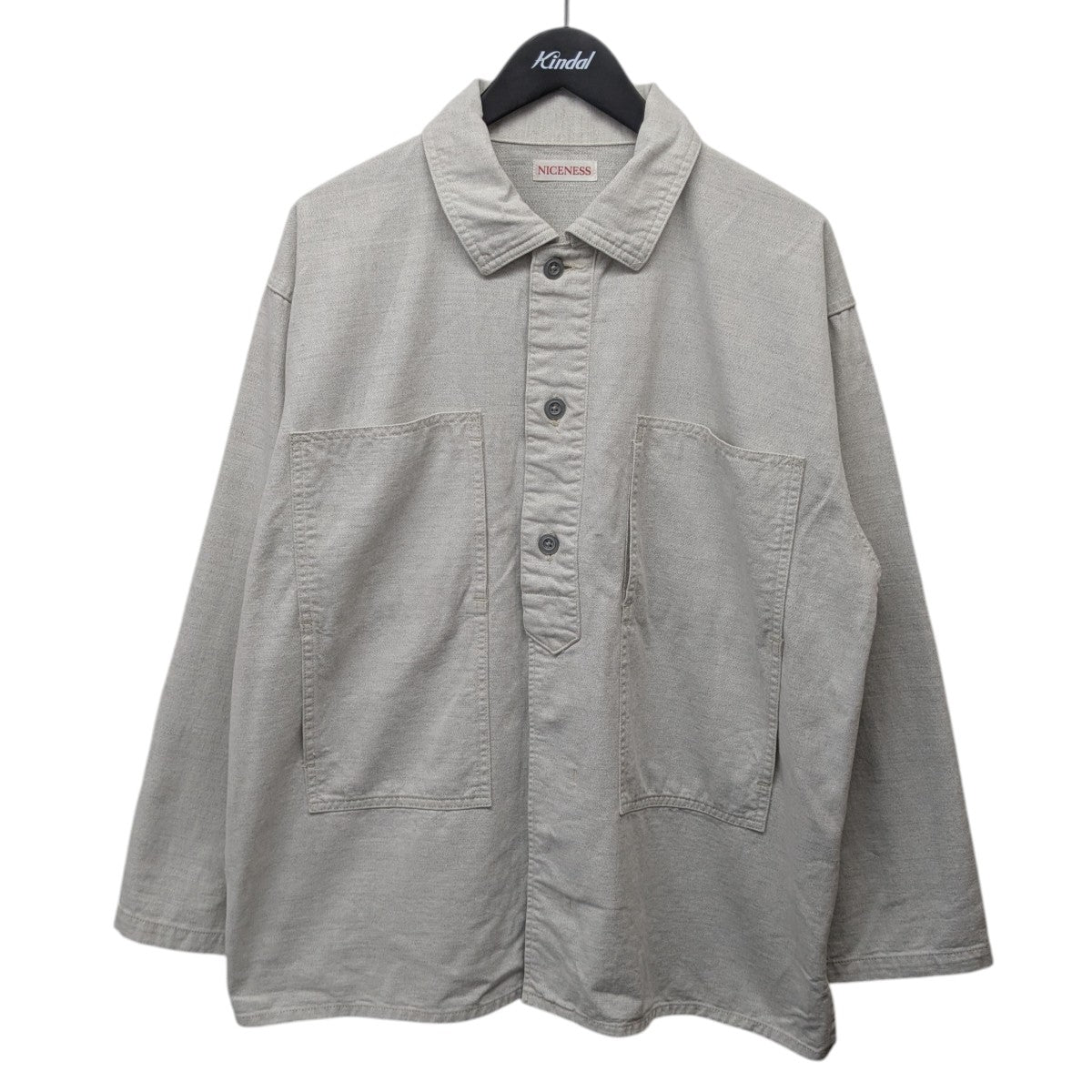 NICENESS 「M．COXON」エイジドエフェクトスノーデニムジャケット 古着・中古-1枚目のアイテム画像