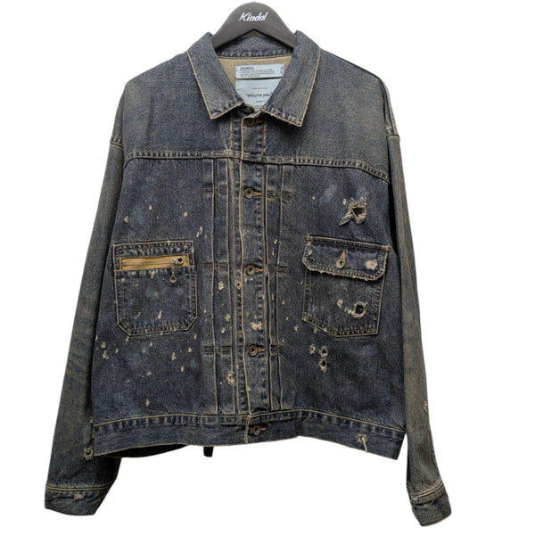 DAIRIKU(ダイリク) 24AWSUPER DAMAGE 2PKT DENIM JACKETスーパー