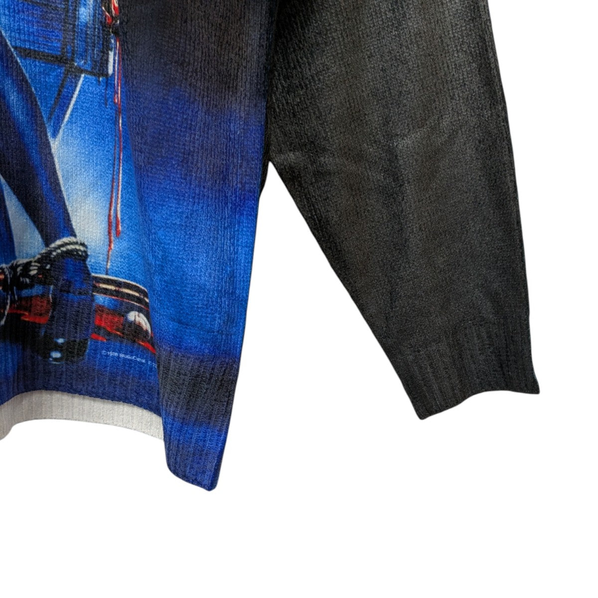 25SSBlue Velvet Poster Transcription Pullover Knitプルオーバーニット25SS BV-1