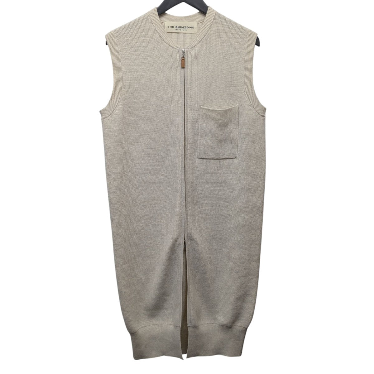 LONG KNIT GILETロングニットジレ24AMSNI03