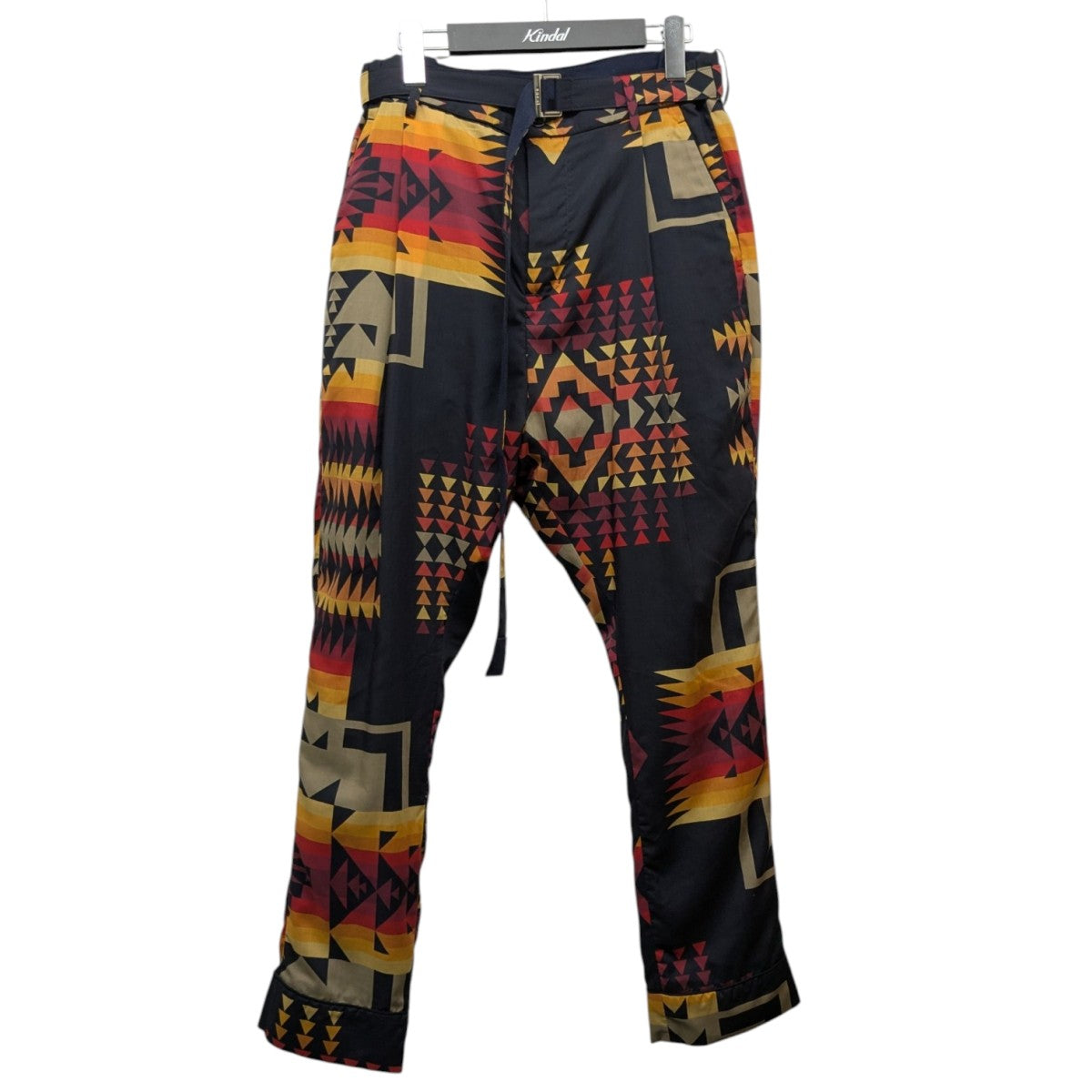 sacai×PENDLETON Archive Print Mix Pants総柄パンツ21-02472M 21