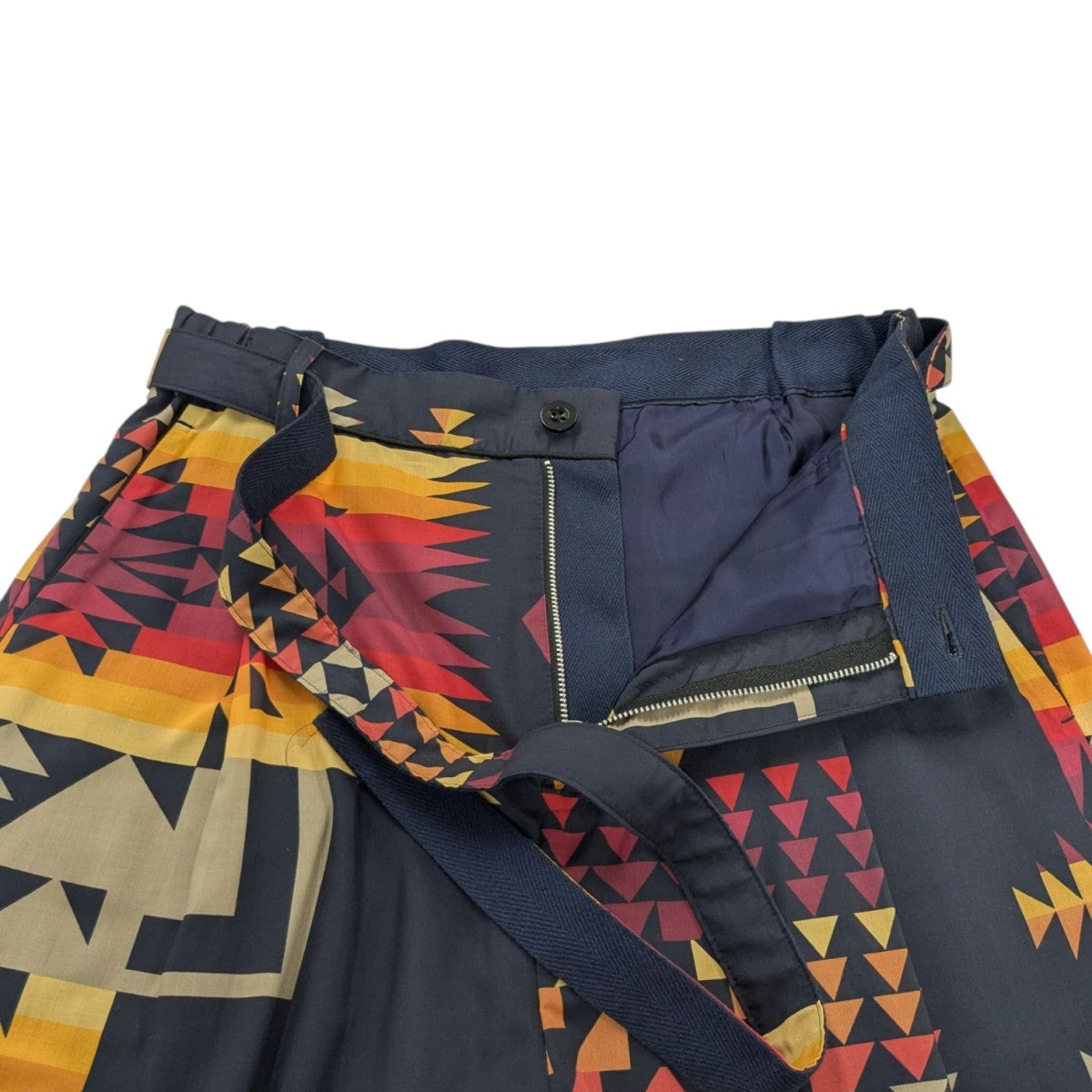 sacai×PENDLETON Archive Print Mix Pants総柄パンツ21-02472M 古着・中古-3枚目のアイテム画像