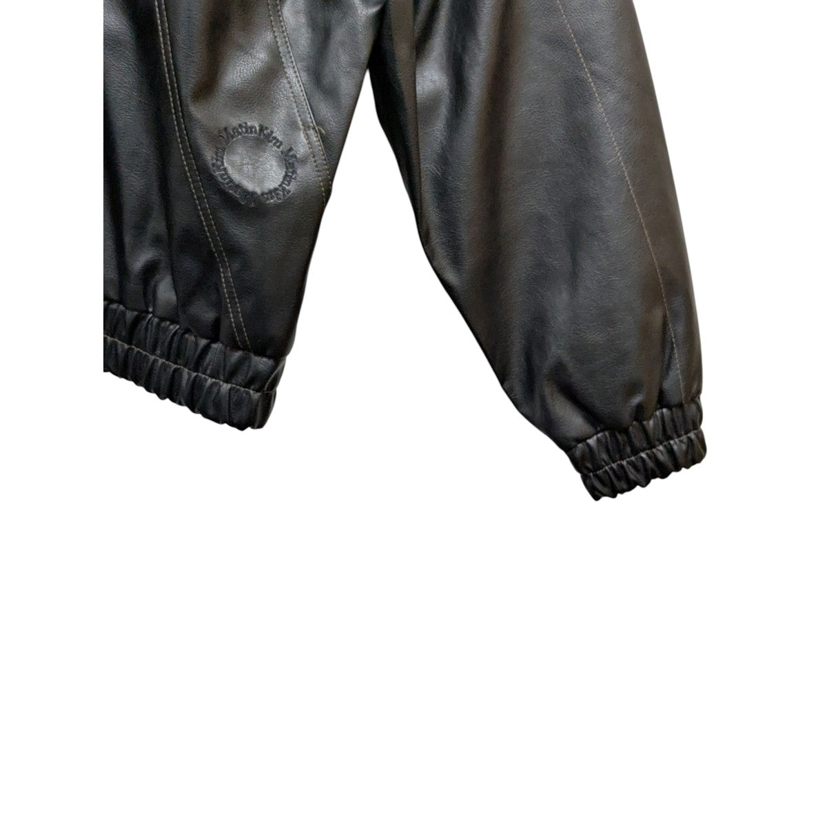 MATIN KIM(マーティンキム) POCKET POINT WASHED LEATHER JUMPER