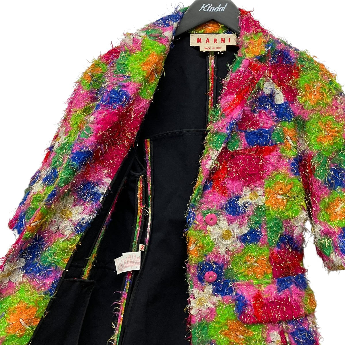 MARNI フラワープリントジャケットSPMAL32A00TCN55 古着・中古-6枚目のアイテム画像