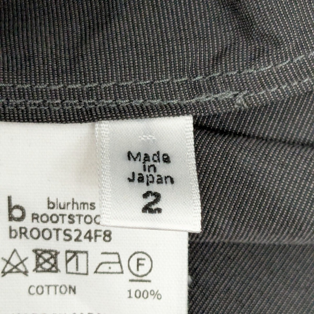 blurhms ROOTSTOCK Grandpa ShirtsグランパシャツbROOTS24F8 古着・中古-6枚目のアイテム画像