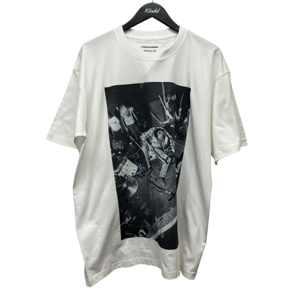 CHARLES PETERSON×NIRVANA Nirvana Kurt Cobain T-SHIRTカートコバーンTシャツ 古着・中古-1枚目のアイテム画像