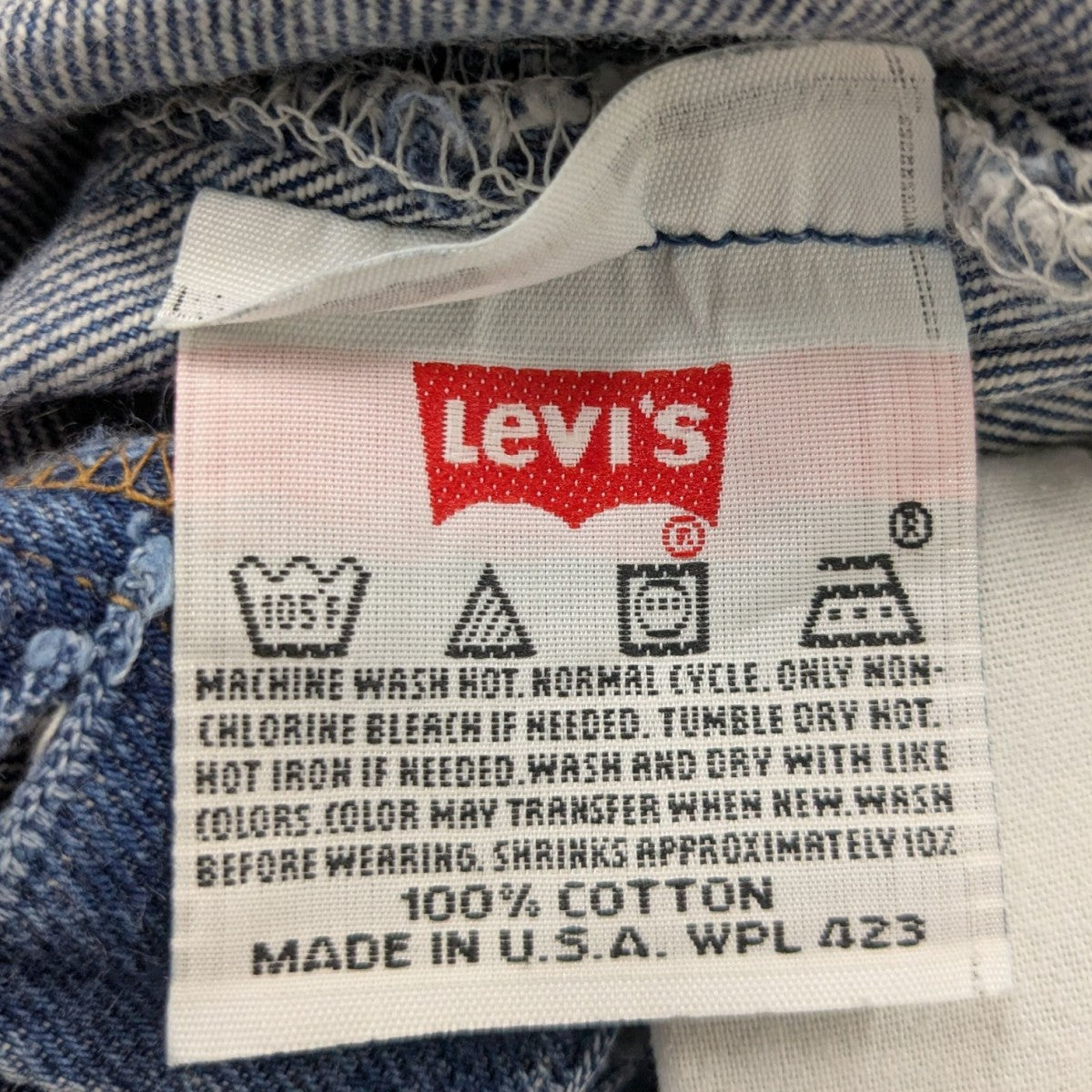 Levis MADE IN USA 501XX 90sデニムパンツ501-0000 古着・中古-8枚目のアイテム画像