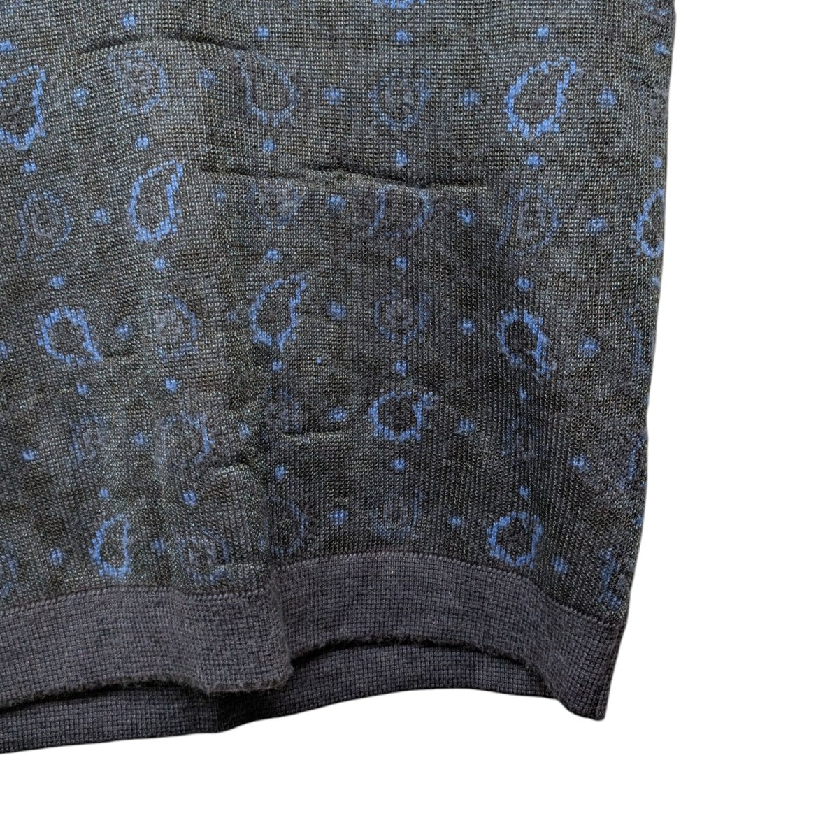 mame kurogouchi 21AWPaisley Jacquard Knitted VestペイズリージャガードニットベストMM21PF-KN724 古着・中古-4枚目のアイテム画像