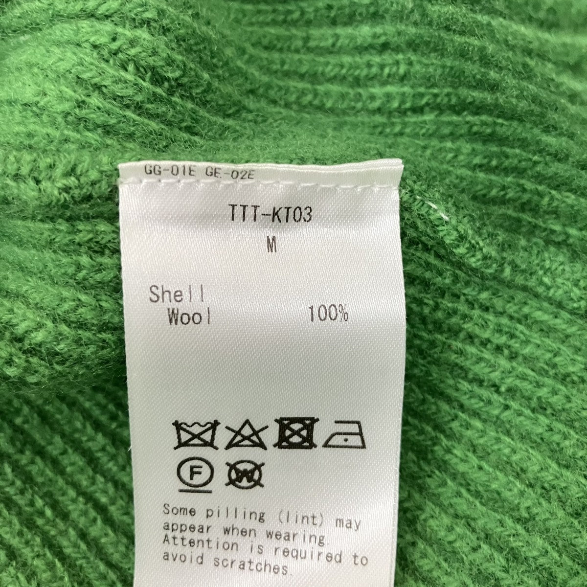 TTT MSW ハーフジップニットTTT-KT03 古着・中古-5枚目のアイテム画像