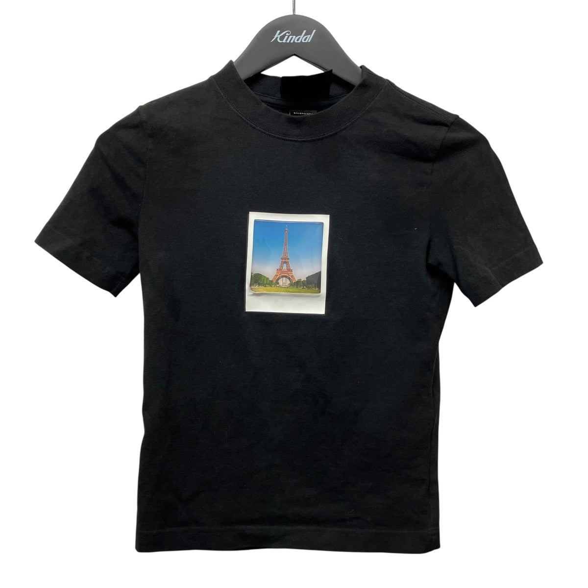 BALENCIAGA ポラロイドパリスタワーTシャツ745019 古着・中古-1枚目のアイテム画像