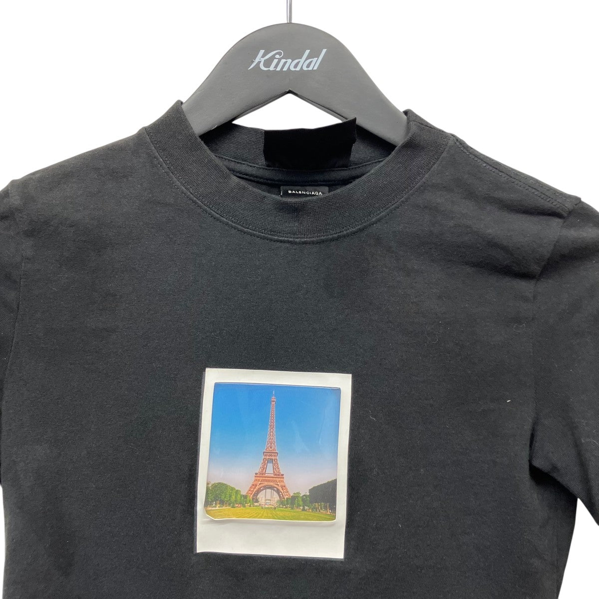 BALENCIAGA ポラロイドパリスタワーTシャツ745019 古着・中古-3枚目のアイテム画像