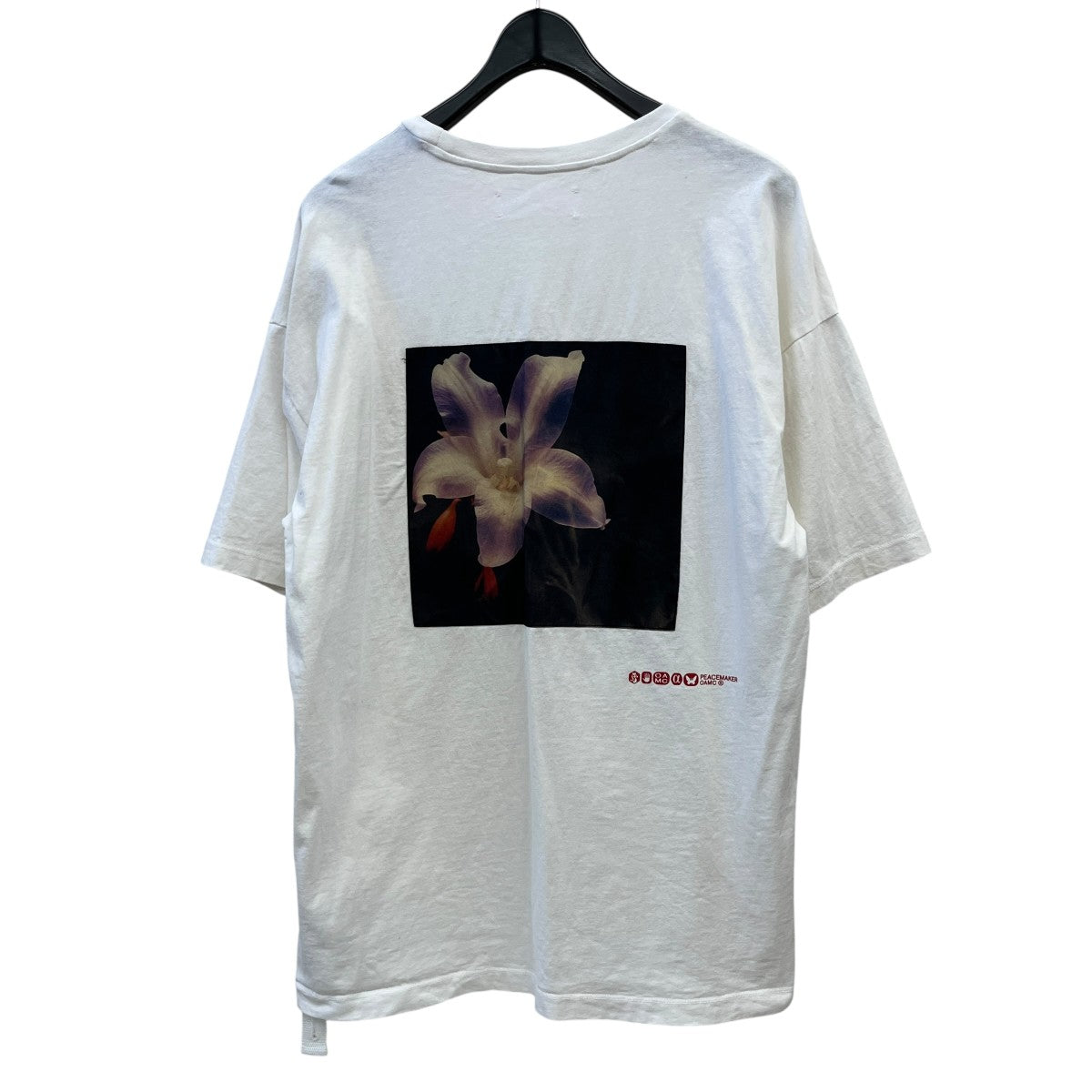PEACEMAKER OAMC 25SSPeacemaker Flower S S TshirtプリントTシャツPCM1OT02GJE002002 古着・中古-2枚目のアイテム画像