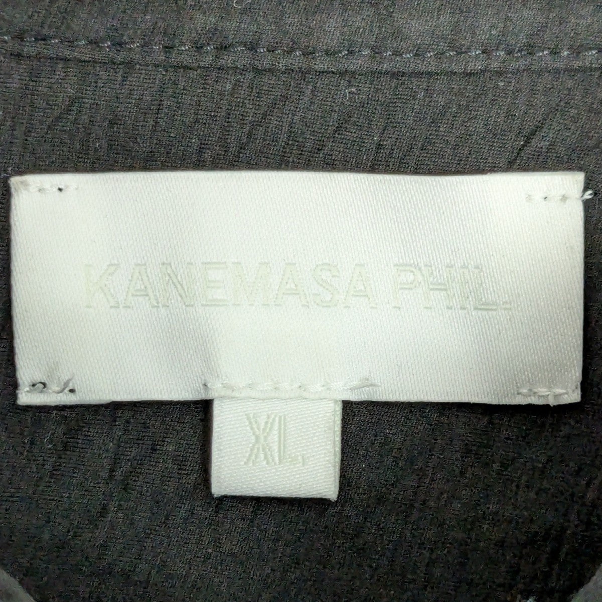 KANEMASA PHIL． 25SS46G Artisan L S ShirtアルチザンシャツKM25A-020 古着・中古-6枚目のアイテム画像