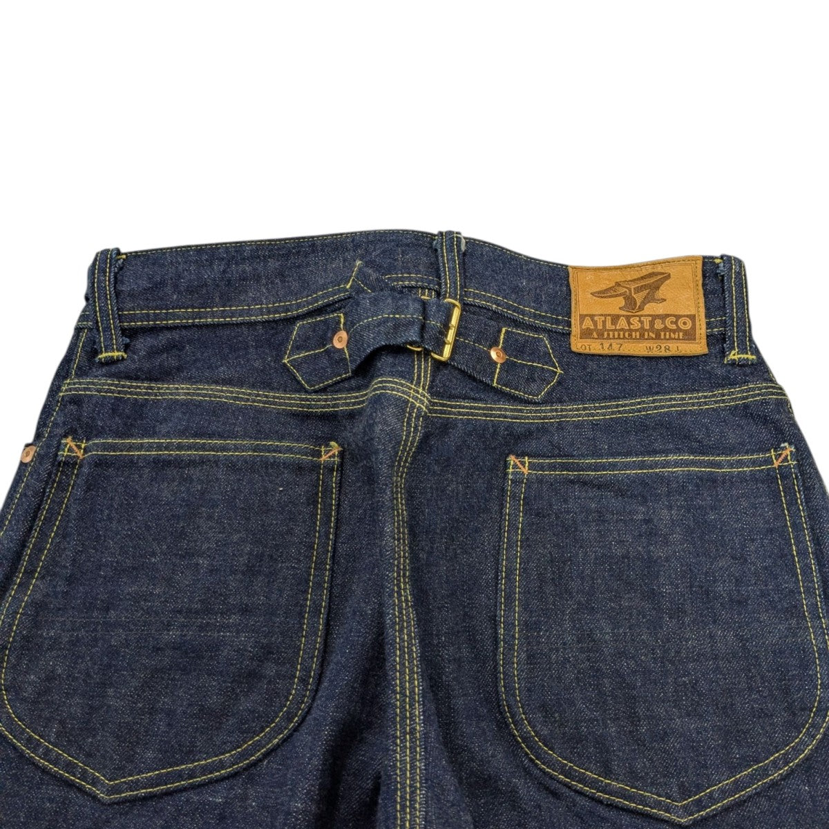 【28inc】At Last & Co. アットラスト デニム lot147 ATLAST ＆ CO(アットラスト) LOT 147 ストレートデニムパンツ