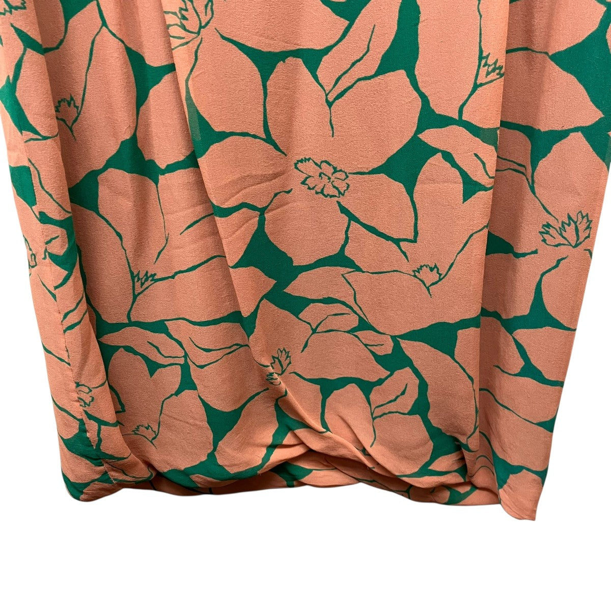 DRIES VAN NOTEN(ドリスヴァンノッテン) 総柄シルクワンピース ピンク