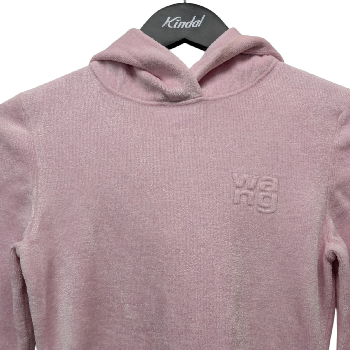 ALEXANDER WANG ロゴスウェットフーデッドワンピースRN161085 CA67930 古着・中古-3枚目のアイテム画像
