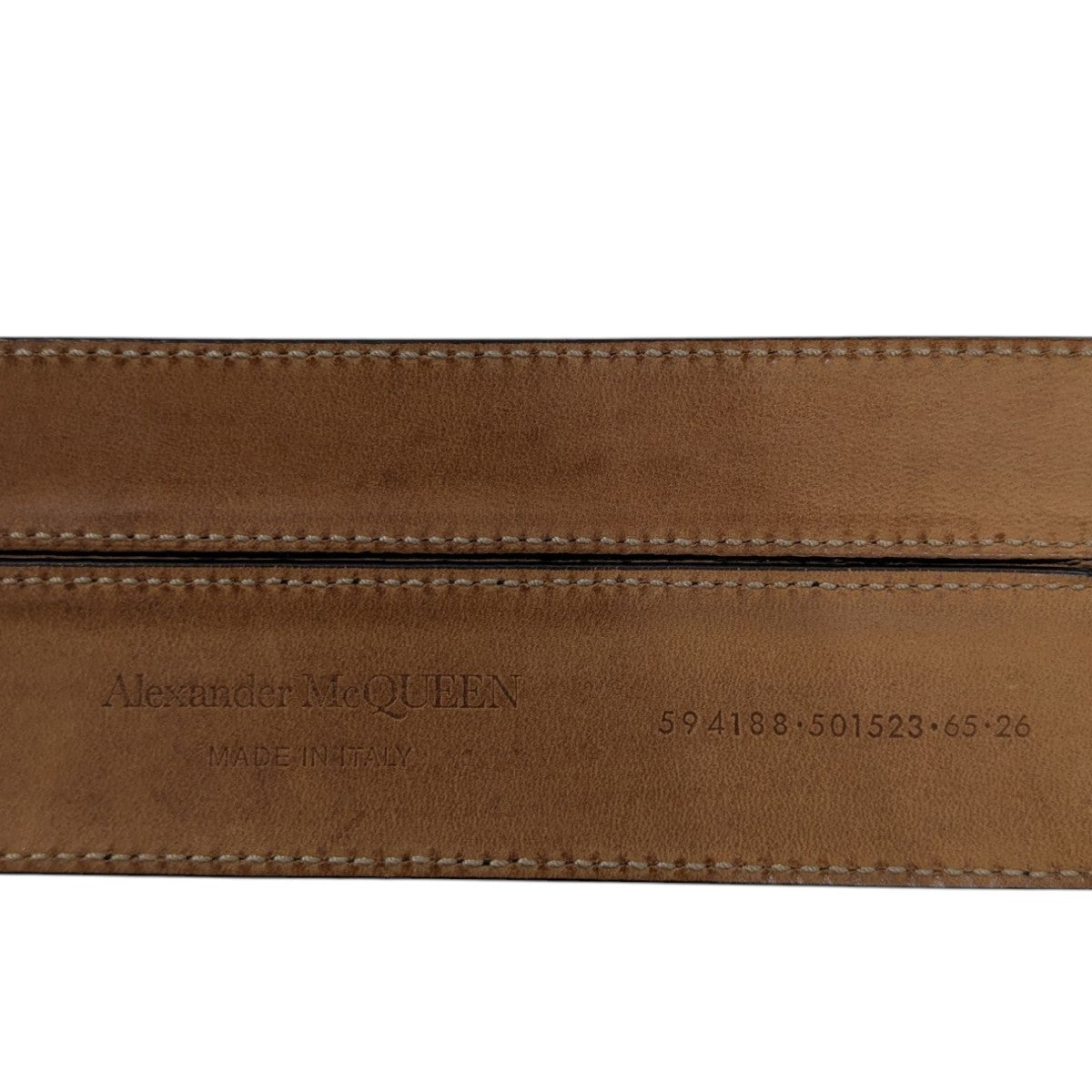 ALEXANDER McQUEEN(アレキサンダーマックイーン) ダブルレザーベルト