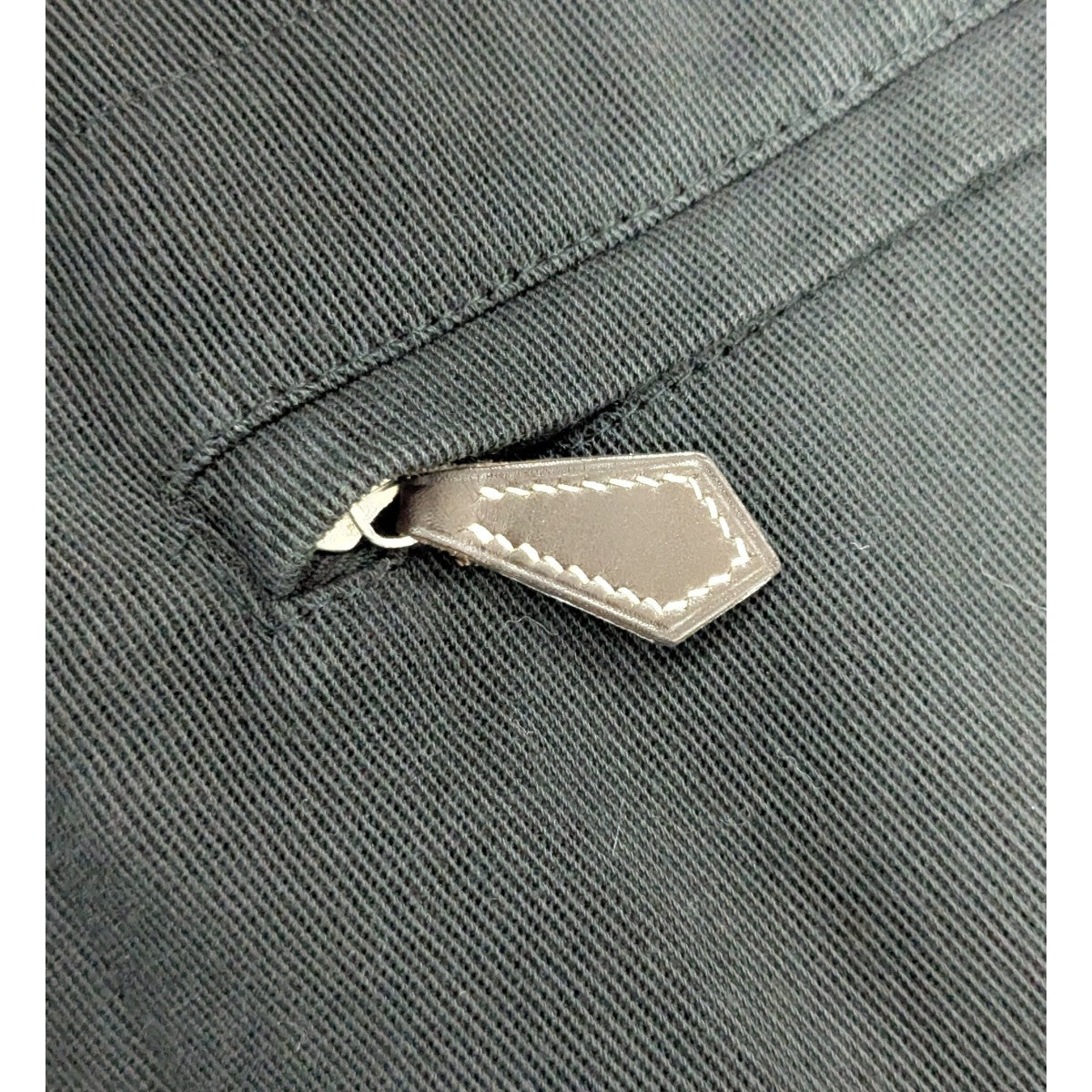 レザーパイピングハーフコート