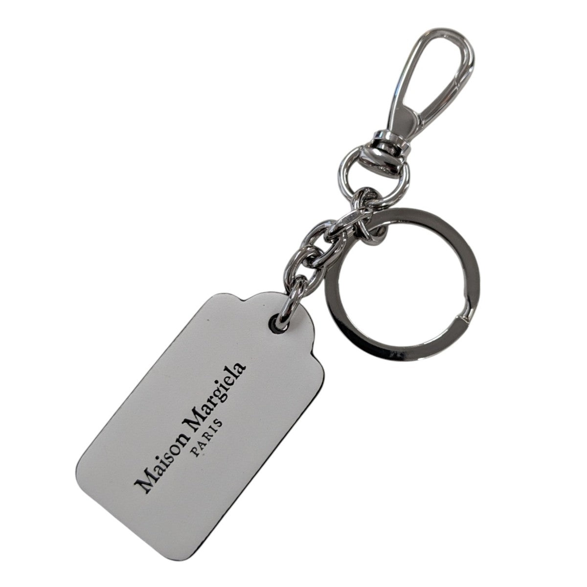 Maison Margiela(メゾンマルジェラ) 4ステッチ キーリング ブラック