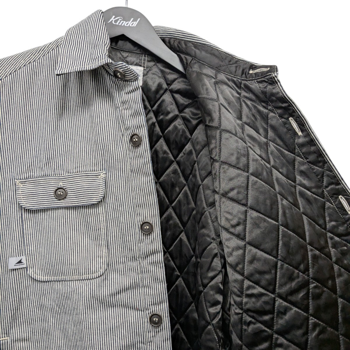 DESCENDANT×POST O'ALLS 25AWCRA90 HICKORY STRIPE JACKET POST O'ALLS