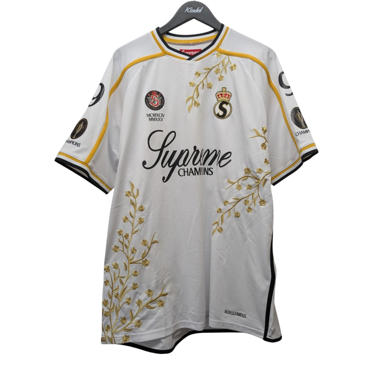 Supreme 25AWFloral Soccer Jerseyフローラルサッカージャージ 古着・中古-1枚目のアイテム画像
