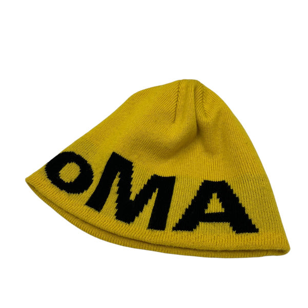 oMA(オーエムエー) Skull Logo Beanieスカルロゴビーニー イエロー
