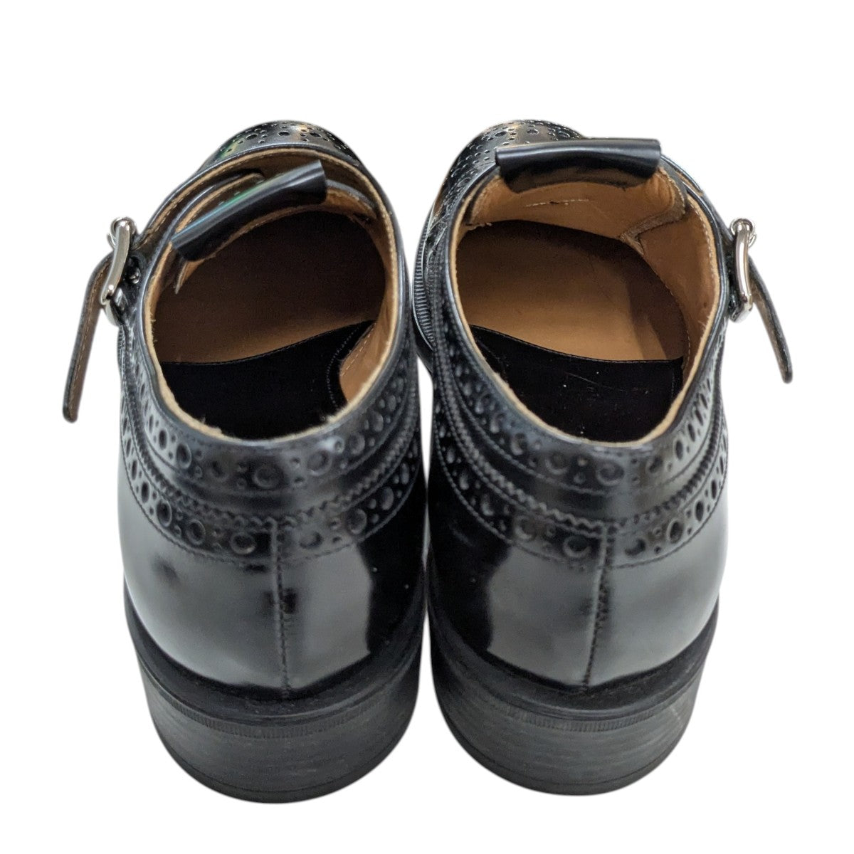 MIU MIU×Church’s 「CALZATURE DONNA」ダブルモンクストラップシューズ 古着・中古-5枚目のアイテム画像