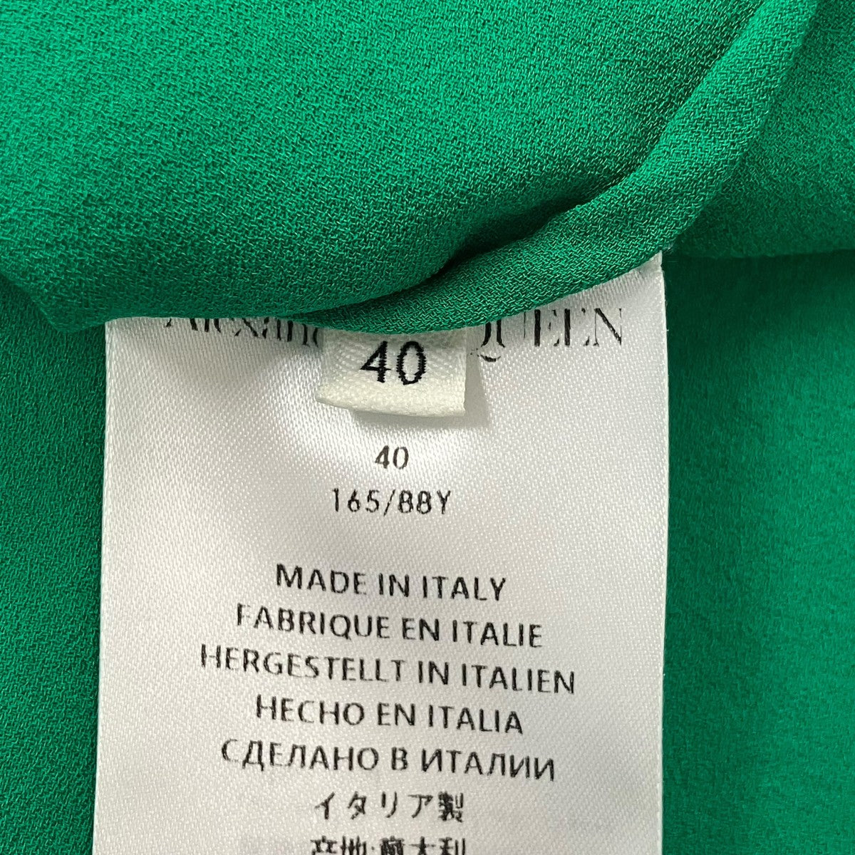 ALEXANDER McQUEEN ボウタイフリルブラウス606037 古着・中古-6枚目のアイテム画像