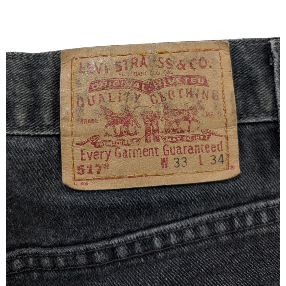 Levis MADE IN USA 517デニムパンツ 古着・中古-3枚目のアイテム画像