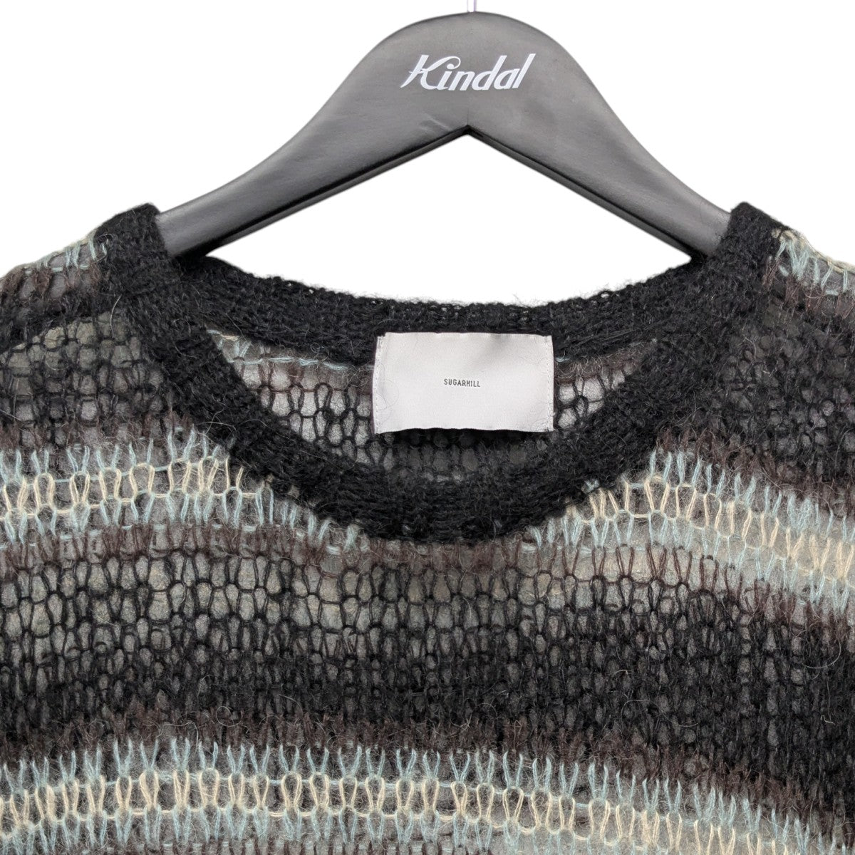 SUGARHILL(シュガーヒル) MOHAIR STRIPE PULLOVERモヘアストライププル