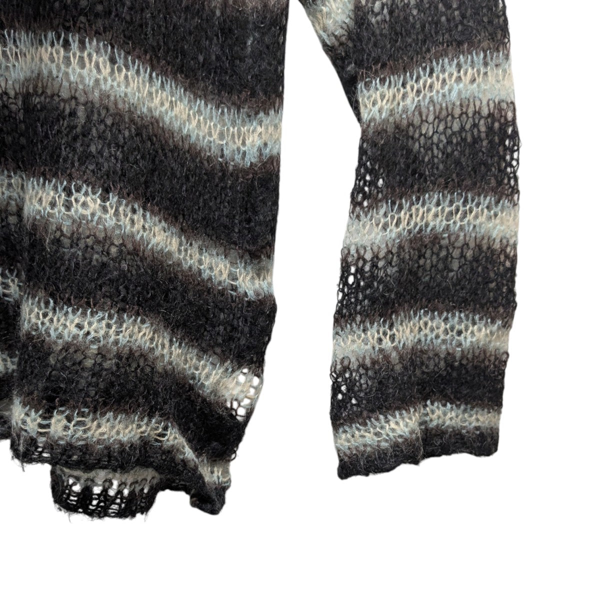 シュガーヒル/ 24AW モヘア プルオーバー / ミントストライプ　2 シュガーヒル/ 24AW モヘア プルオーバー / ミントストライプ 2