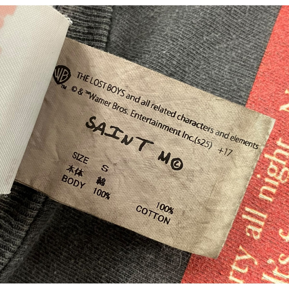 SAINT MICHAEL×THE LOST BOYS 「00SS TEE LOSTBOYS」グラフィックTシャツ 古着・中古-5枚目のアイテム画像
