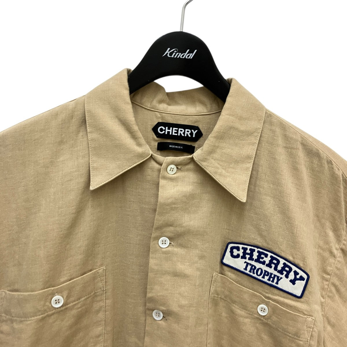 CHERRY LA ワッペンシャツ 古着・中古-2枚目のアイテム画像