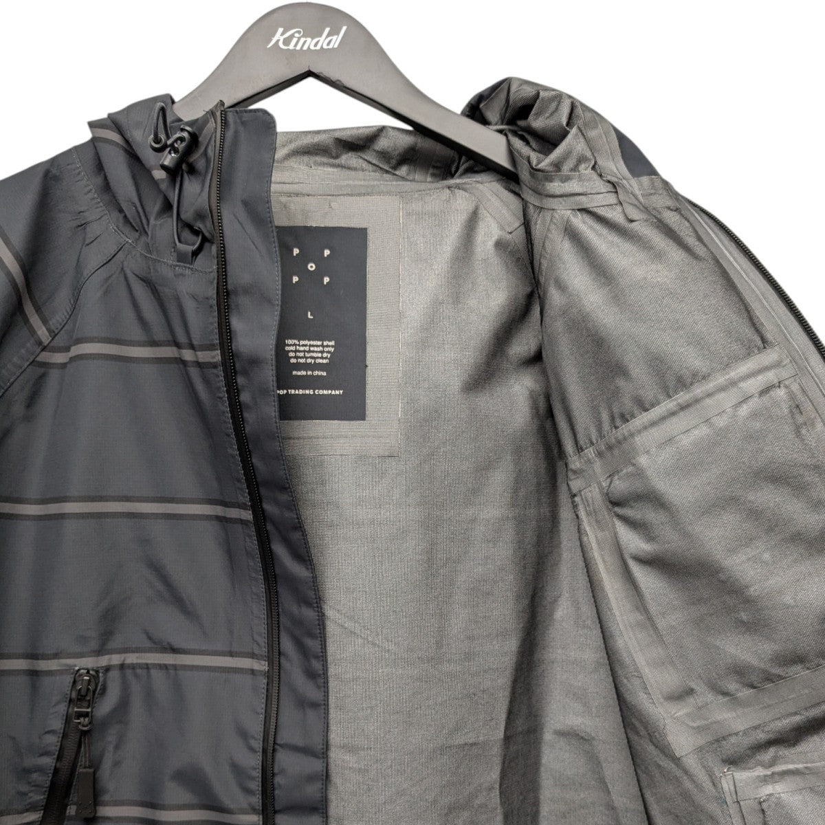 STRIPED ORACLE JACKET ANTHRACITEストライプオラクルジャケット