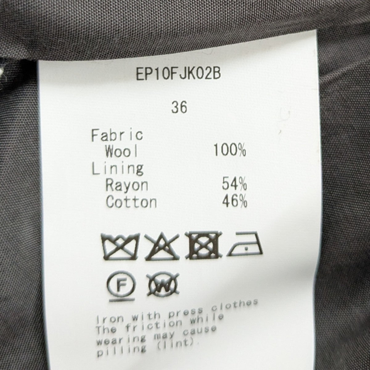 ・Color Nep Shirt JacketカラーネックプシャツジャケットEP10FJK02B
