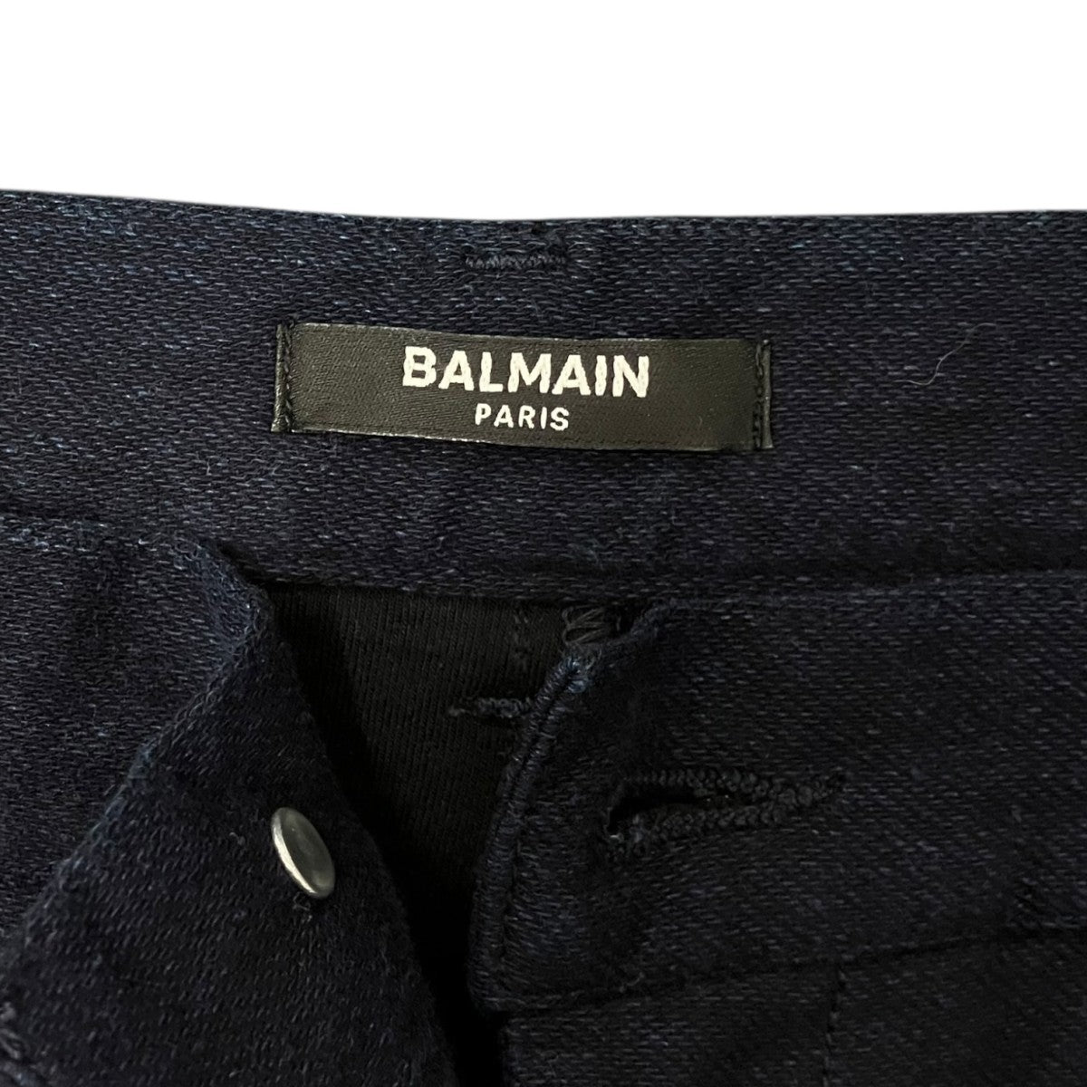 【美品！】BALMAIN カーゴショーツ 定価148,000円！ BALMAIN(バルマン) コットンカーゴショーツ ネイビー サイズ 16A