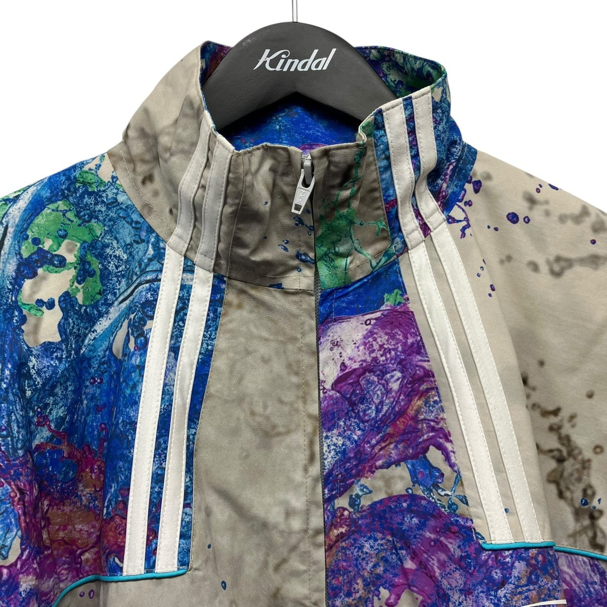 Martine rose Multicolor Grey Splash Print Track Jacketオーバーサイズトラックジャケット 古着・中古-3枚目のアイテム画像