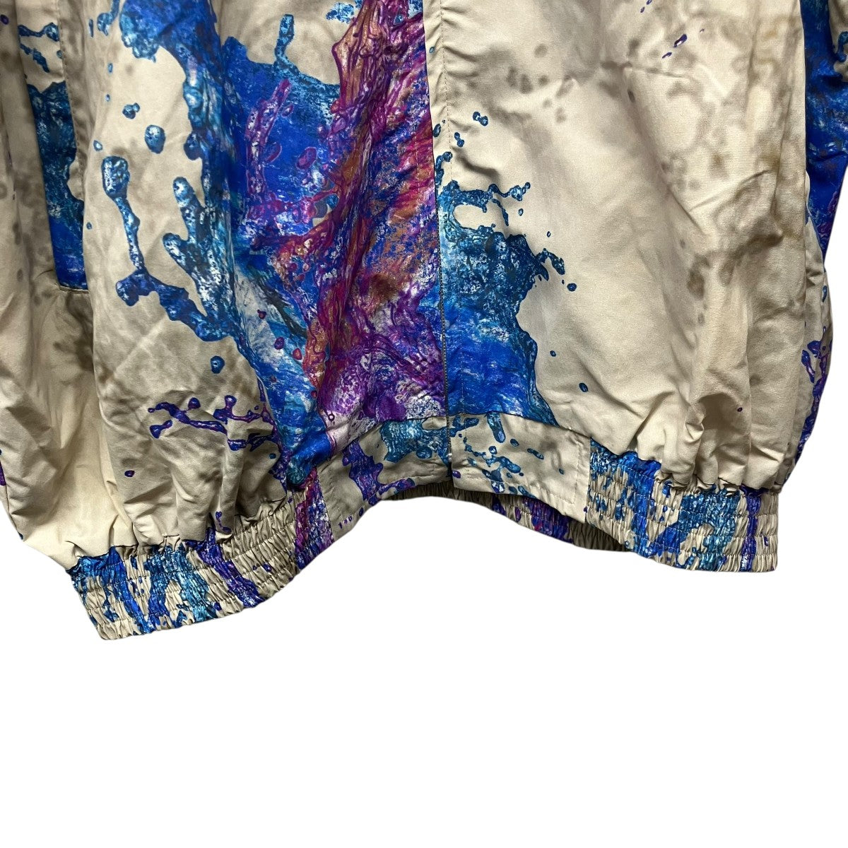 Martine rose Multicolor Grey Splash Print Track Jacketオーバーサイズトラックジャケット 古着・中古-4枚目のアイテム画像
