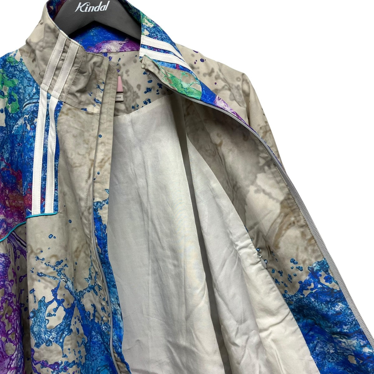 Martine rose Multicolor Grey Splash Print Track Jacketオーバーサイズトラックジャケット 古着・中古-6枚目のアイテム画像
