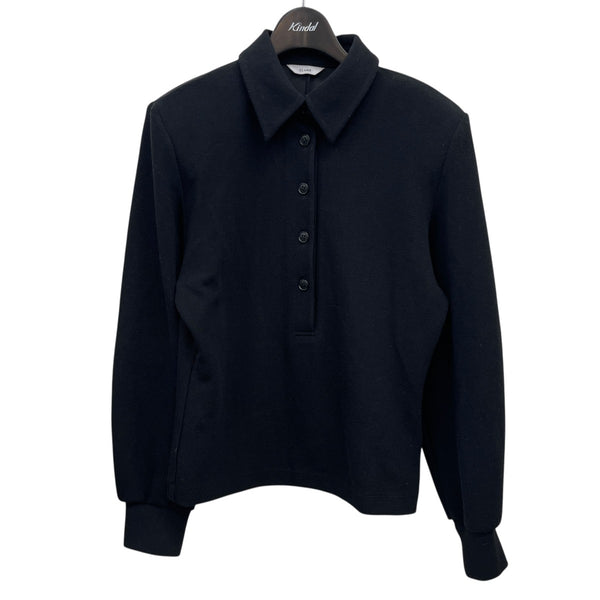 CLANE(クラネ) POWER SHOULDER POLO TOPSクロップドポロシャツ17105
