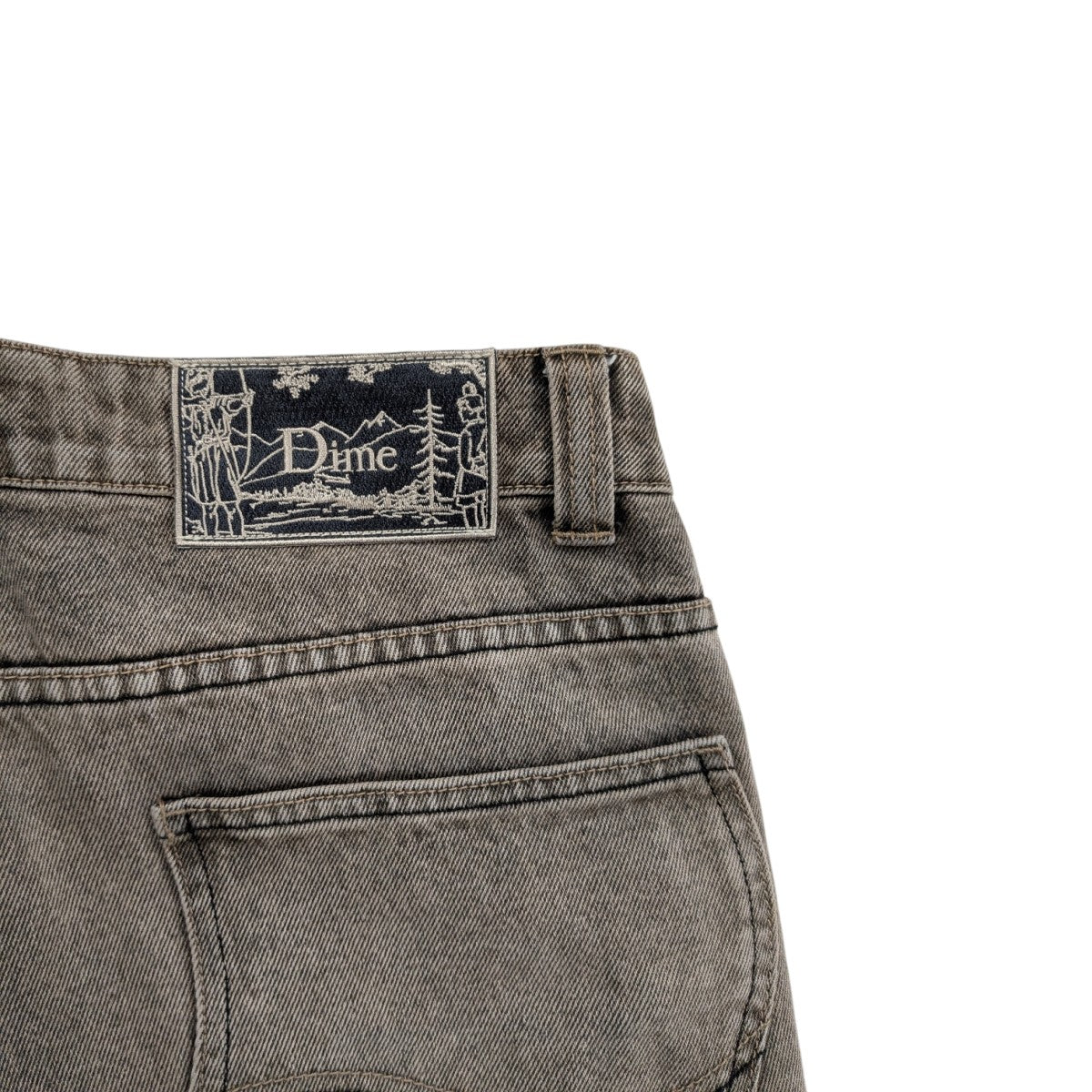 Straight Denim Pantsウォッシュ加工デニムパンツ