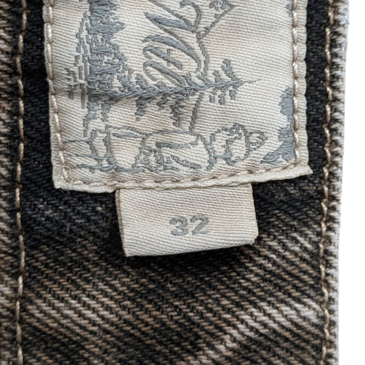 Straight Denim Pantsウォッシュ加工デニムパンツ