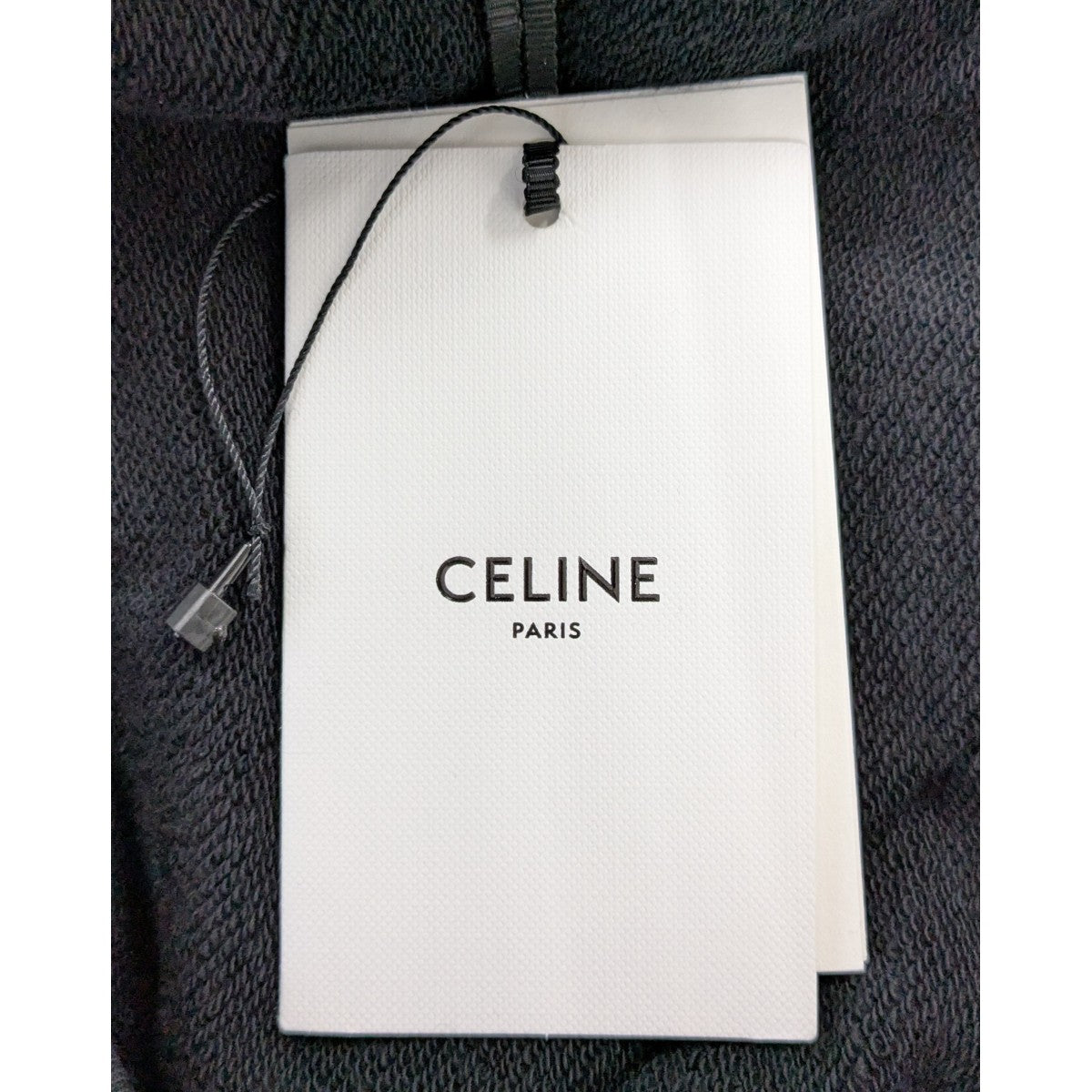 セリーヌ　スタッズ付きパーカー 国内正規品 22SS CELINE スタッズロゴコットンルーズフーディー XXL