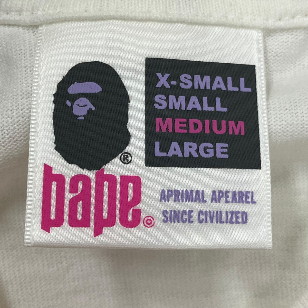 A BATHING APE×S-GRANT ロゴプリントTシャツ 古着・中古-6枚目のアイテム画像