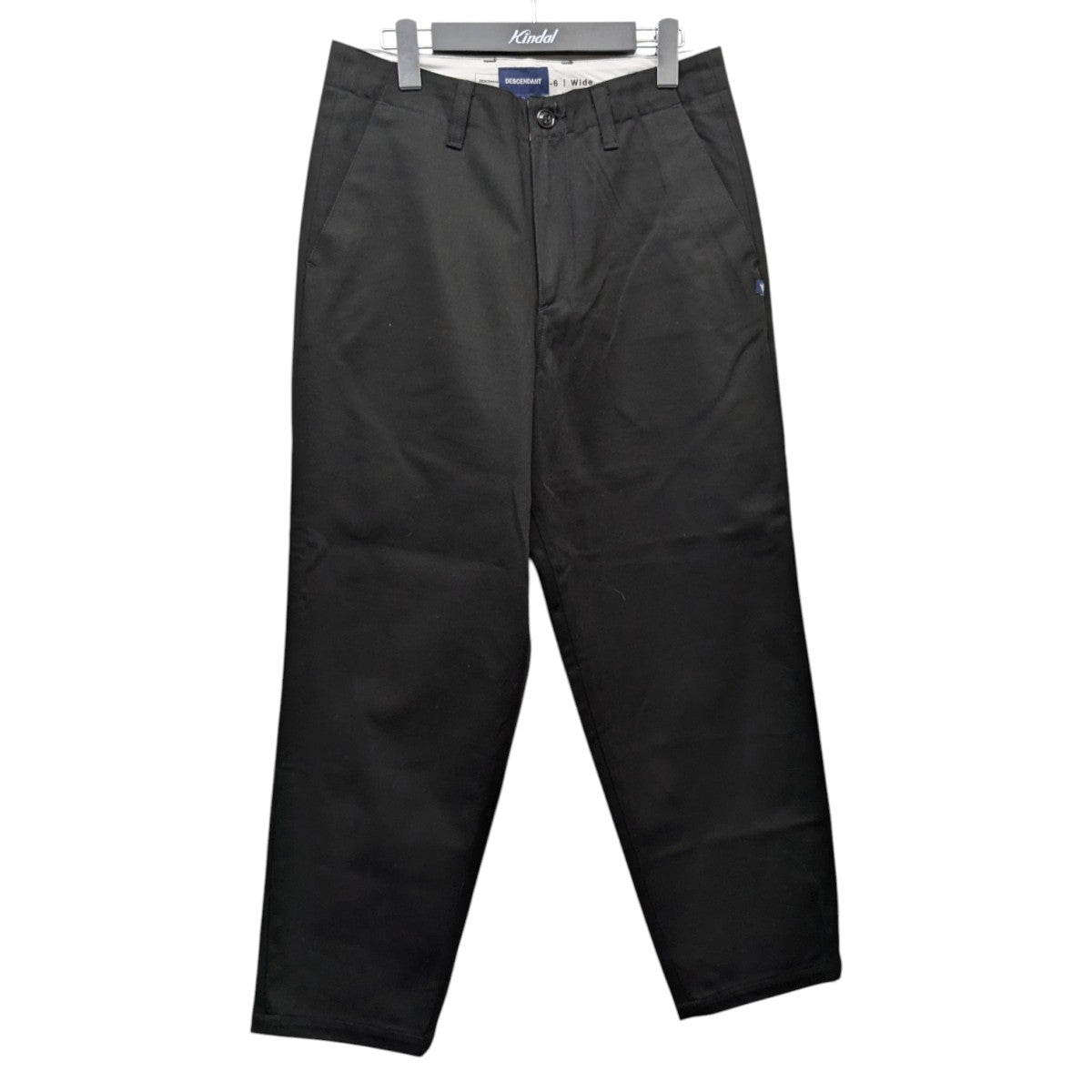 DC-6 ORGANIC COTTON TWILL TROUSERSワイドトラウザーパンツ
